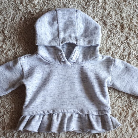 F&F Other - F&F sweatshirt gray baby girl size 6-9 M